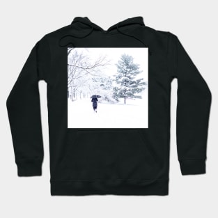 A walk in the snow Hoodie